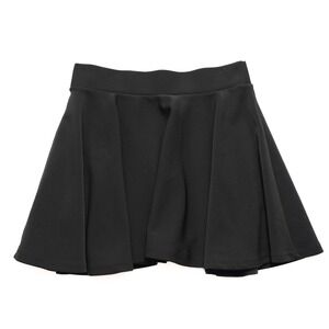 Free Haven Women M Black Pleated Skort Tennis Athletic Built In Shorts